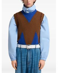Marni - Débardeur En Maille Intarsia - Lyst