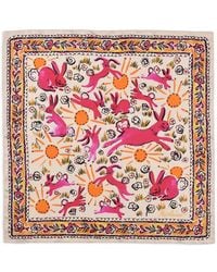 Moschino - Floral Rabbit Scarf - Lyst