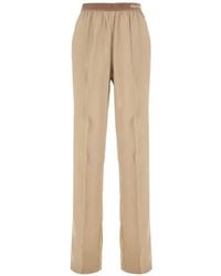 Tom Ford - Logo-Waistband Silk Trousers - Lyst