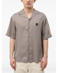 HUGO - Logo-Patch Short-Sleeve Shirt - Lyst