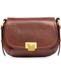 The Bridge - Federica Leather Shoulder Bag - Lyst