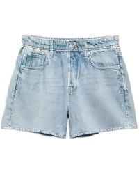 Rag & Bone - Pantalones vaqueros cortos con cinturilla elástica - Lyst