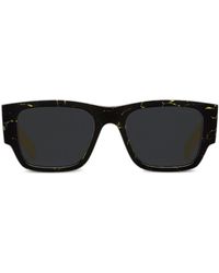 Prada - Triangle Logo Square-frame Sunglasses - Lyst