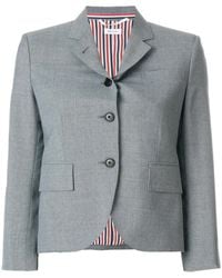 Thom Browne - Short Structured Blazernotched Lapels - Lyst