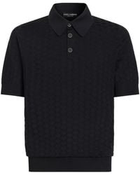 Dolce & Gabbana - Polo À Points Micro - Lyst