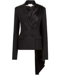 Nina Ricci - Draped-Scarf Blazer - Lyst
