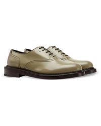 Ferragamo - Balmoral Leather Oxford Shoes - Lyst