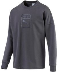 PUMA - Crew-Neck Logo Sweatshirt - Lyst