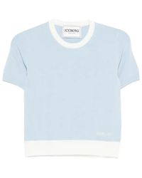 Iceberg - Short Sleeve Top - Lyst