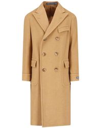 Polo Ralph Lauren - Double-Breasted Camel-Hair Coat - Lyst