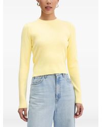 ViCOLO - Tie-Back Ribbed Long-Sleeve Top - Lyst