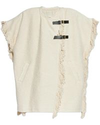 Isabel Marant - Greya Fringed Coat - Lyst