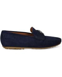 Roberto Cavalli - Logo-Plaque Loafers - Lyst
