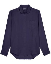 Vilebrequin - Plain Linen Shirt - Lyst