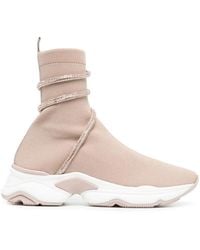 Rene Caovilla - Strap-Detail Slip-On Sneakers - Lyst