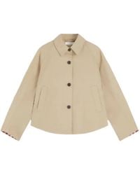 Tommy Hilfiger - Boxy Silhouette Short Jacket With Classic Collar - Lyst