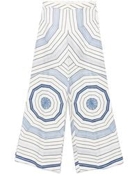 Sandro - X Louise Bourgeois Geometric-Print Trousers - Lyst
