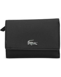 Lacoste - Anna Logo-Plaque Foldover Wallet - Lyst