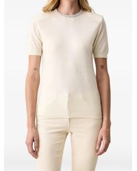 Silvian Heach - Crystal-Embellished Short-Sleeve T-Shirt - Lyst