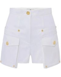Elisabetta Franchi - Cargo-Pocket Shorts - Lyst