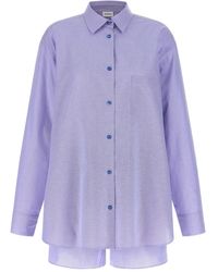 ANDAMANE - Georgiana Katoenen Shorts Set - Lyst