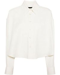 Fabiana Filippi - Buttoned Linen Blend Shirt - Lyst
