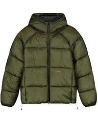 Arte' - Hooded Ripstop Padded Jacket - Lyst