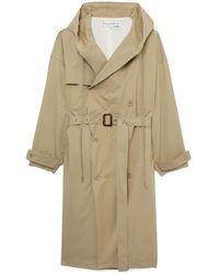 JW Anderson - Hooded Belted Trench Coat - Lyst