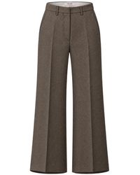 Cruna - Antes Pressed-Crease Wide-Leg Trousers - Lyst