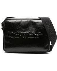 Off-White c/o Virgil Abloh - Bookish Leather Messenger Bag - Lyst