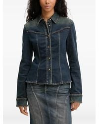 Miss Sixty - Buttoned Denim Shirt - Lyst