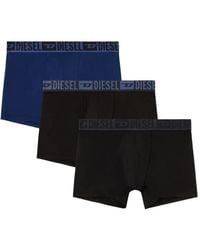 DIESEL - Logo-Waistband Cotton Boxers (Set Of Three) - Lyst