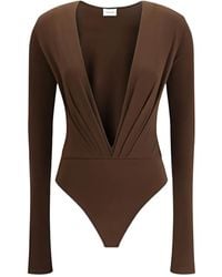 ANDAMANE - Body mit tiefem V-Ausschnitt - Lyst