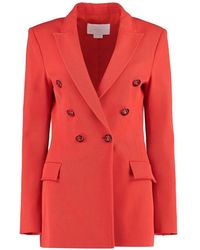Genny - Double-Breasted Blazer - Lyst