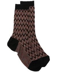 Missoni - Zigzag-Knit Socks - Lyst