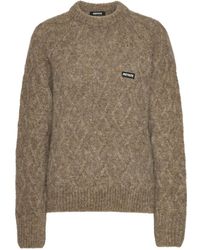 ROTATE BIRGER CHRISTENSEN - Pullover Mit Zopfmuster - Lyst