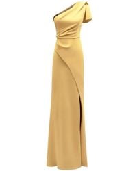 Gemy Maalouf - One-Shoulder Draped Gown - Lyst