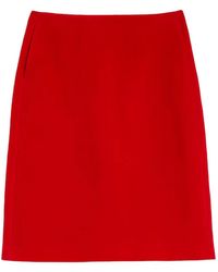 Jil Sander - Velvet Skirt - Lyst