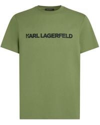 KARL LAGERFELD - Logo-Detail T-Shirt - Lyst