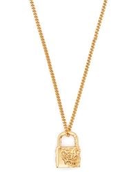 Emanuele Bicocchi - Arabesque Padlock Pendant Necklace - Lyst