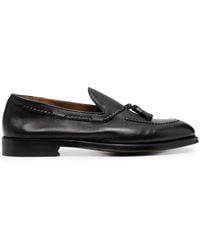 Doucal's - Tassel-Trim Leather Loafers - Lyst