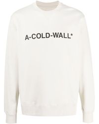 A_COLD_WALL* - Logo-print Cotton Sweatshirt - Lyst