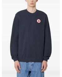 Fjallraven - Logo-Patch Crew-Neck Sweatshirt - Lyst