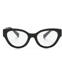 Miu Miu - Brille mit rundem Gestell - Lyst
