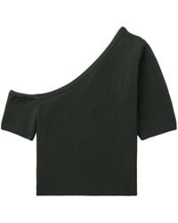 Juun.J - Ribbed-knit One-shoulder Top - Lyst