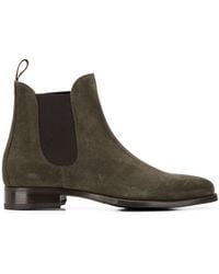 SCAROSSO - Chelsea Boots Giancarlo Oliva Suede Leather - Lyst