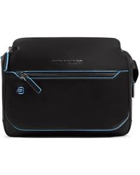 Piquadro - Zip Fastening Crossbody Bag - Lyst