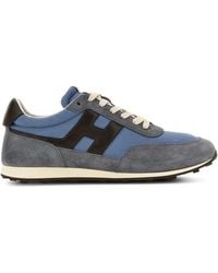 Hogan - Athletic Sneakers Mit Logo-Applikation - Lyst