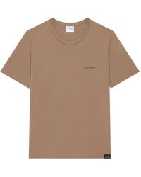 Courreges - Logo-Embroidered Short-Sleeve T-Shirt - Lyst