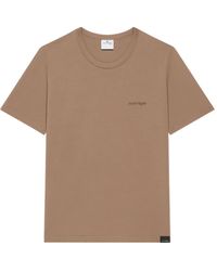 Courreges - Logo-Embroidered Short-Sleeve T-Shirt - Lyst